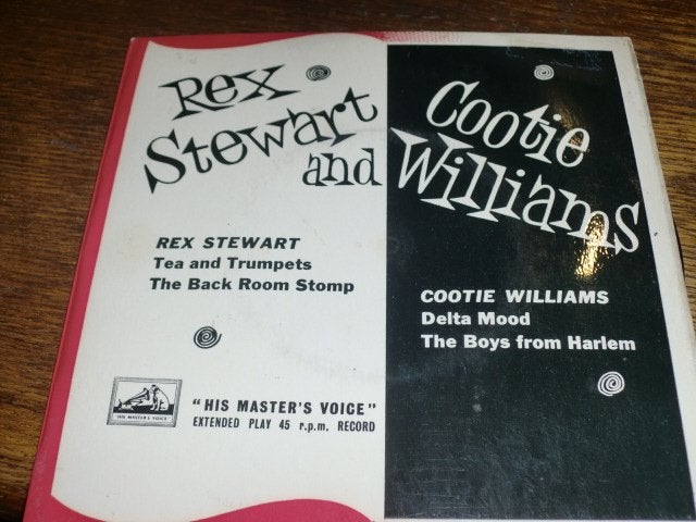 Rex Stewart /Cootie Williams HMV  7" 45 RPM EP 1957, Gebruikt, 7 inch, Ophalen of Verzenden, EP