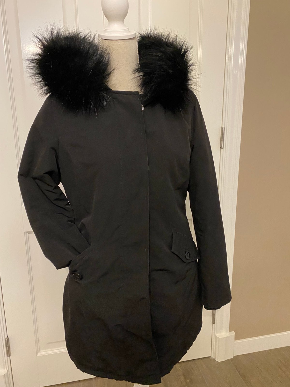 Dames winterjas jas zwart maat S 36 van VENESSA NUCCI, Zwart, VENESSA NUCCI, Ophalen of Verzenden, Maat 36 (S)