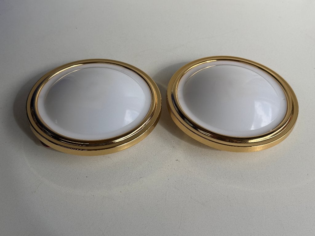 2 x lamp Classic Vergoldet Type EC 7/24 24 volt NIEUW, Watersport en Boten, Ophalen of Verzenden, Gebruikt, Interieur en Kussens