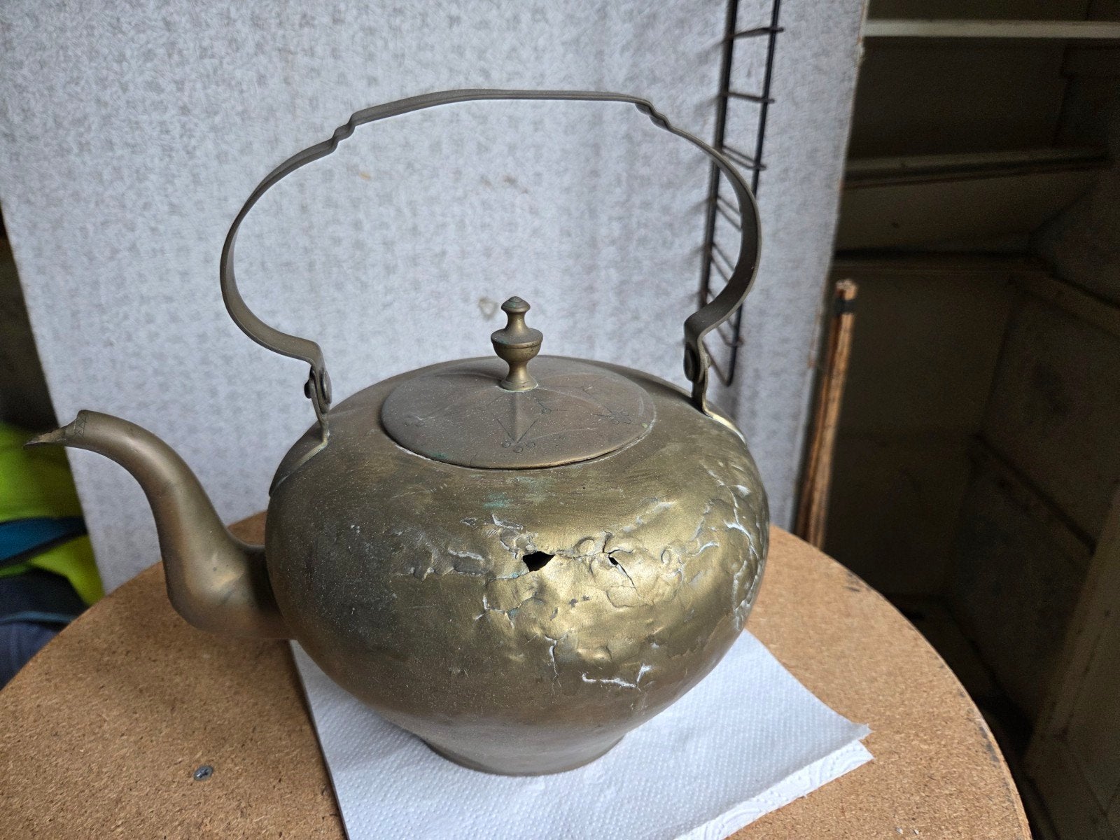 koperen keteltje, Ophalen of Verzenden, Koper