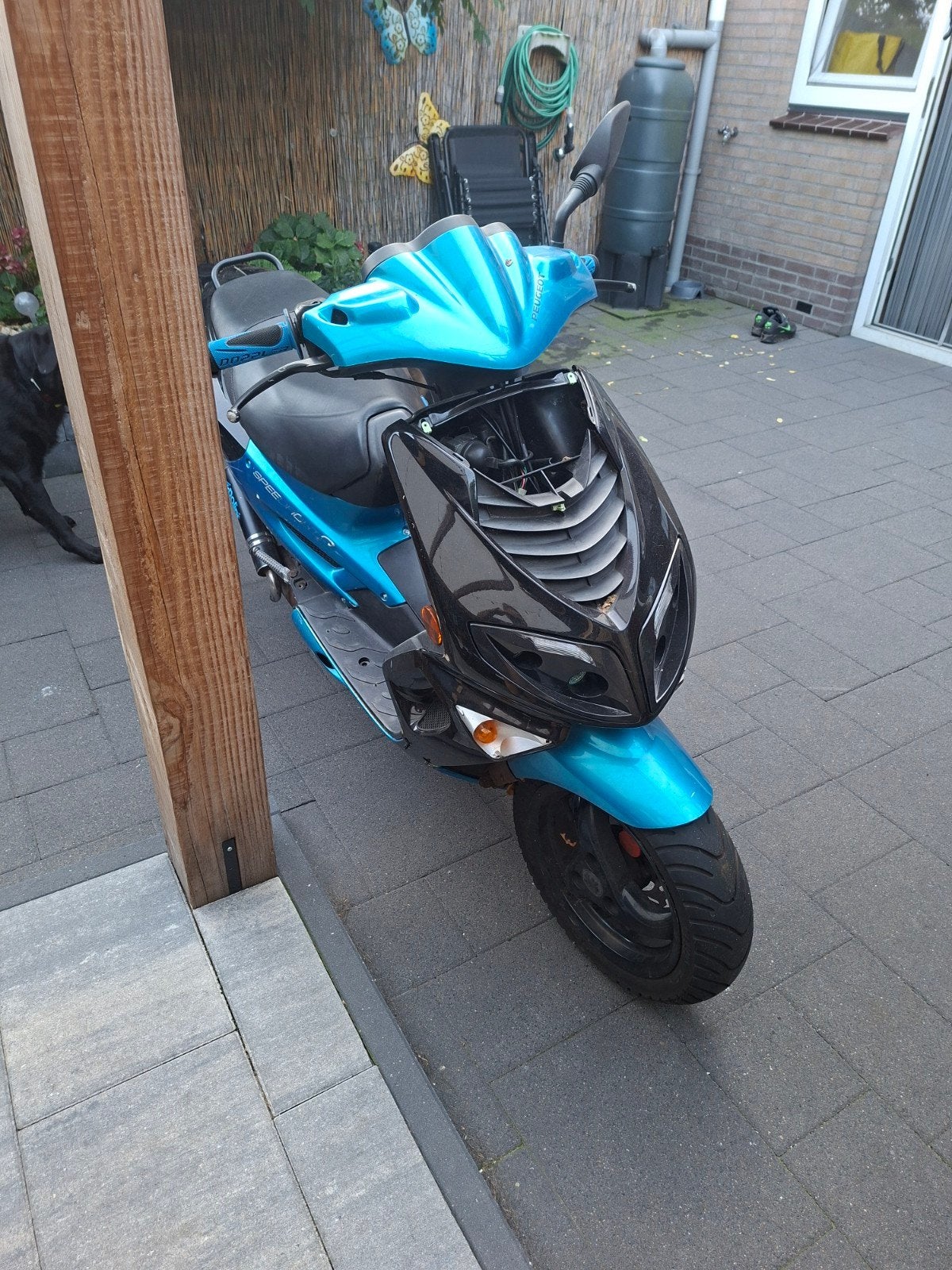 Peugeot Speedfight 2 - Blauw/Zwart, Ophalen, Tweetakt, Gebruikt, Maximaal 45 km/u