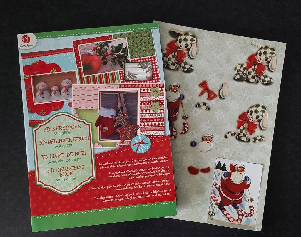 3D plaatjes kerst Decotime, Ophalen of Verzenden, Zo goed als nieuw, Kerst, Knipvel