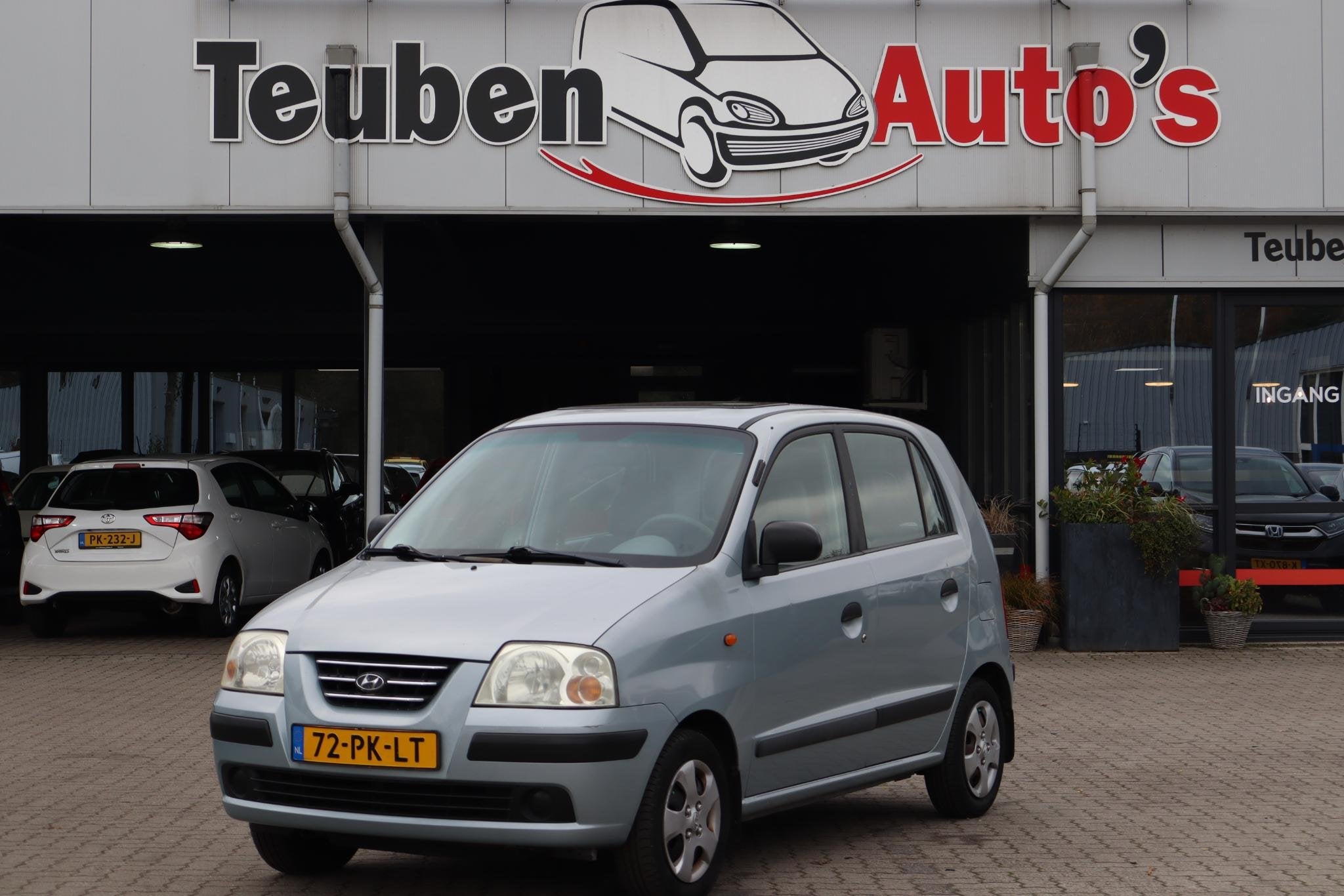 Hyundai Atos 1.1i Active Prime Elektrische ramen, Radio cd s, Auto's, Voorwielaandrijving, Stof, 31 €/maand, 4 cilinders