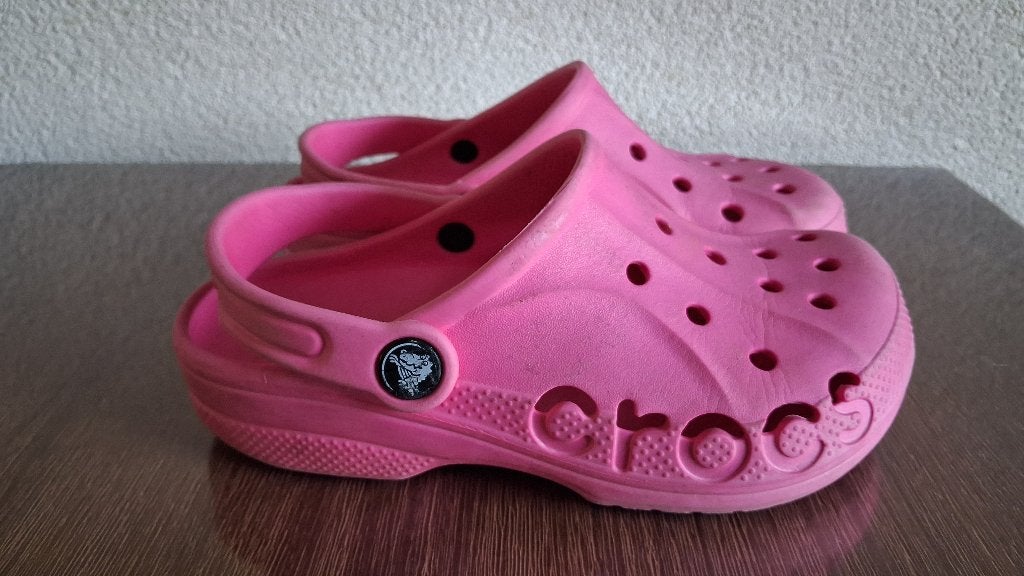 Roze Crocs Maat 32-33 (J1), Gebruikt, Crocs, Meisje, Overige typen