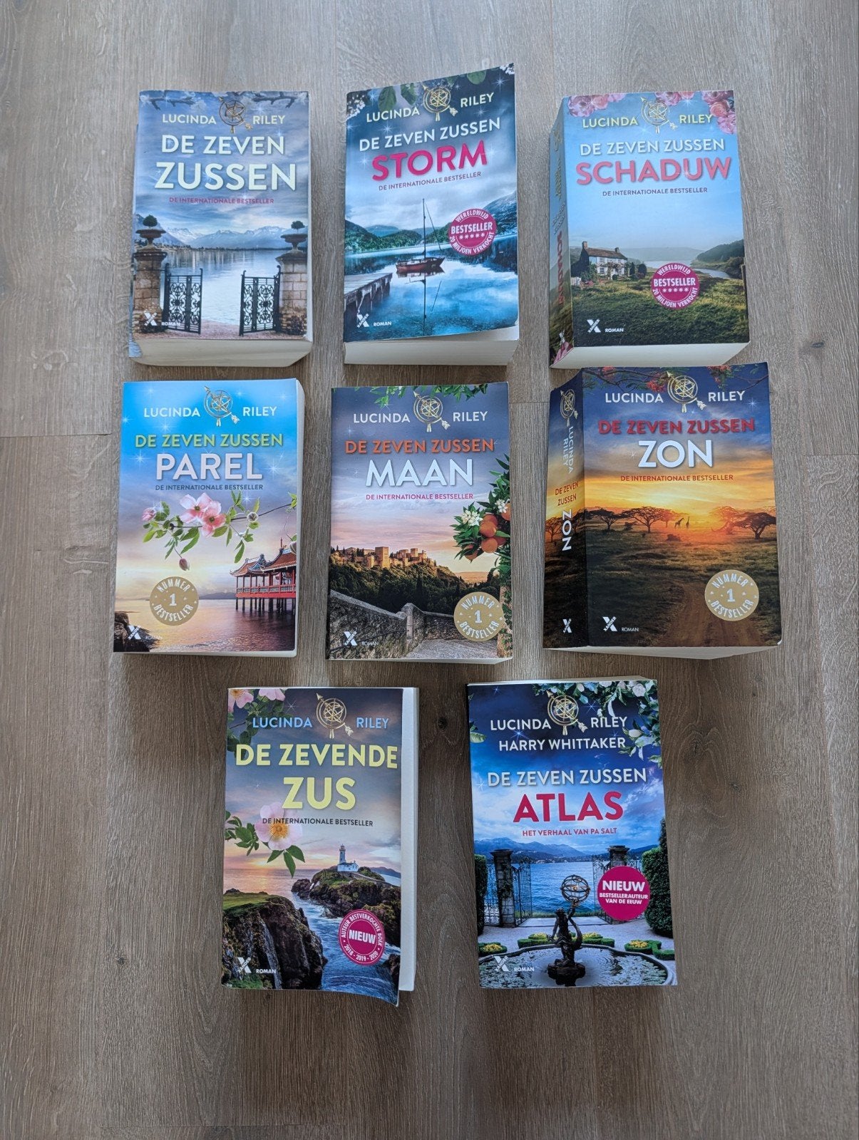 Hele reeks De zeven zussen, Boeken, Ophalen, Gelezen, Lucinda Riley
