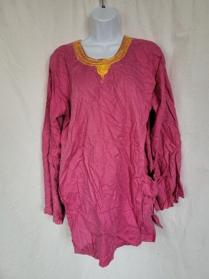 Gave roze jaren '70 minijurk mt M/L, Kleding | Dames, Maat 38/40 (M), Carnaval, ., Ophalen of Verzenden