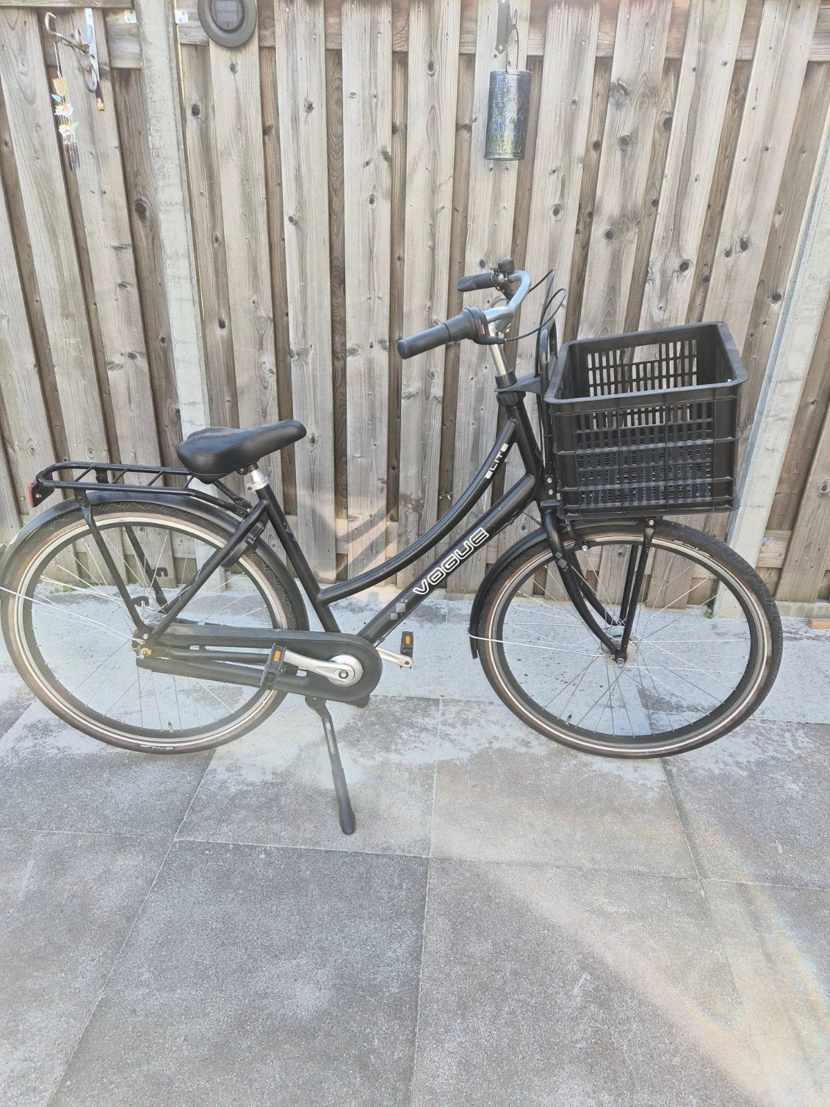 Vogue Elite Damesfiets met 7 versnellingen en mand, Overige merken, Terugtraprem, Gebruikt, Versnellingen