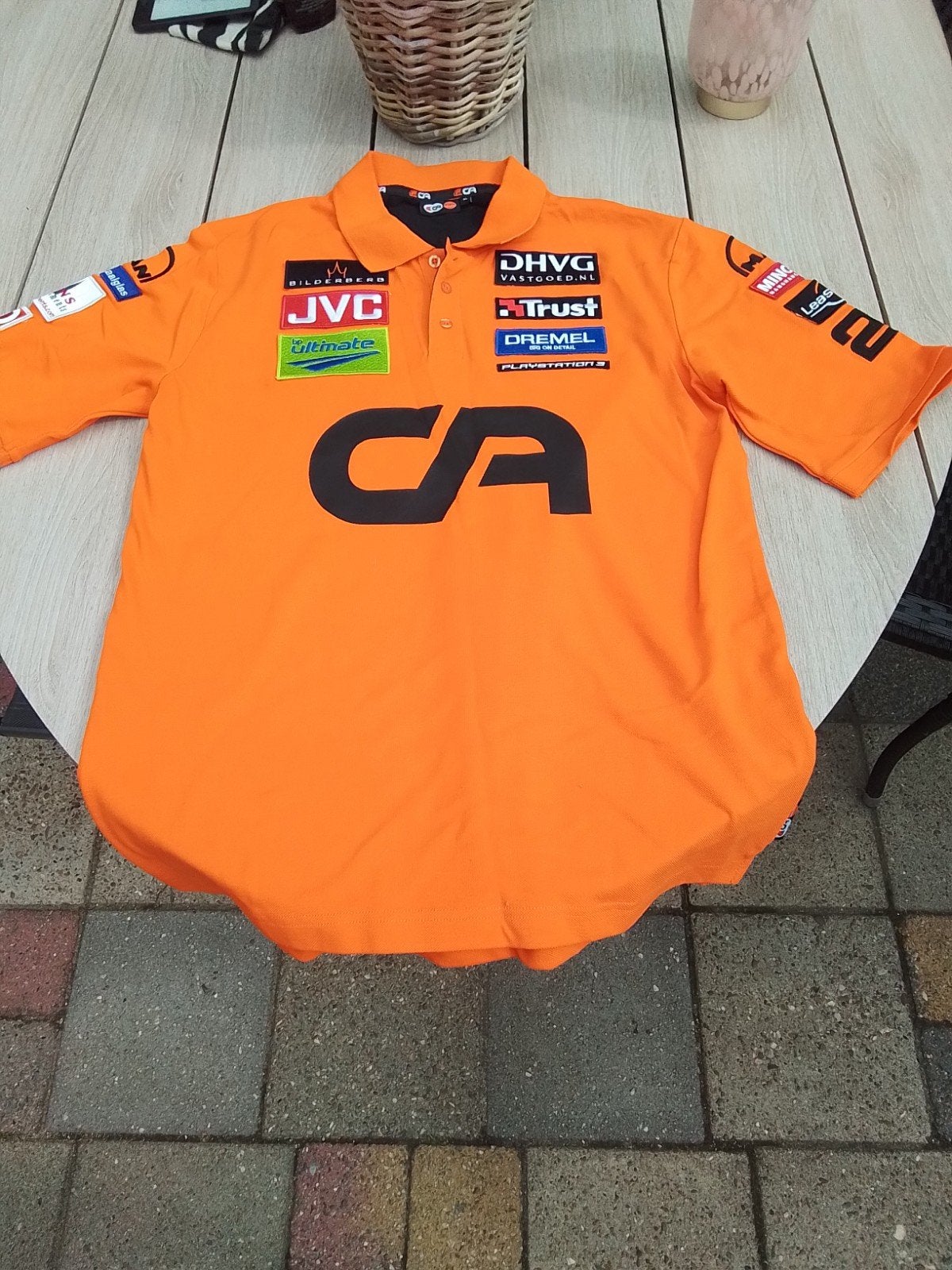 origineel Spyker F1 Team Polo Shirt - Oranje - Maat XL, Kleding | Heren, Spyker, Maat 56/58 (XL), Oranje, Ophalen of Verzenden