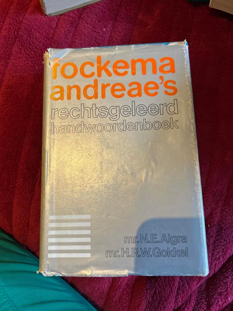 Fockema Andreae's Rechtsgeleerd Handwoordenboek, Ophalen of Verzenden, Zo goed als nieuw, Overige uitgevers, Nederlands