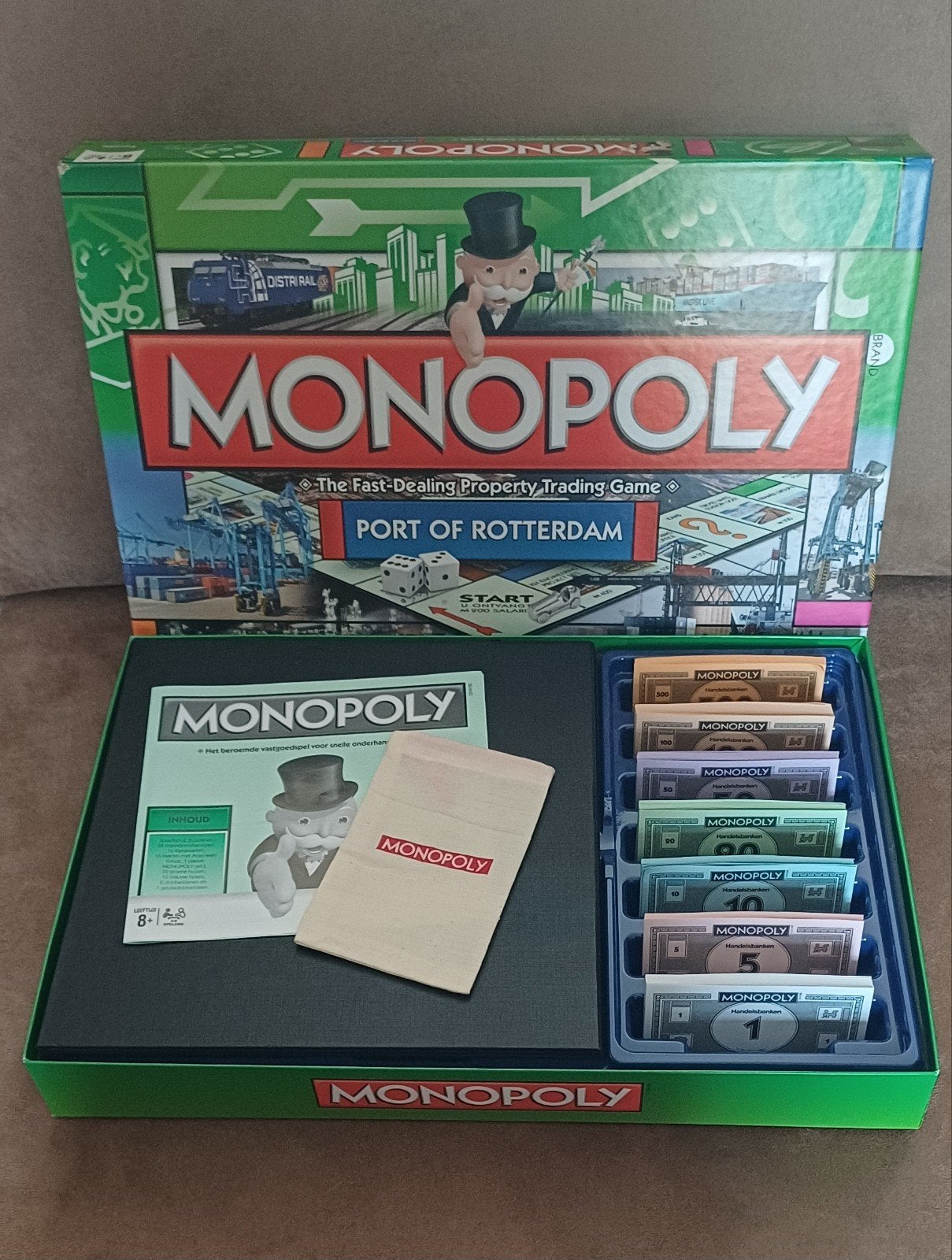 Monopoly Port of Rotterdam Editie - Zo goed als nieuw, Hobby en Vrije tijd, Gezelschapsspellen | Bordspellen, Vijf spelers of meer