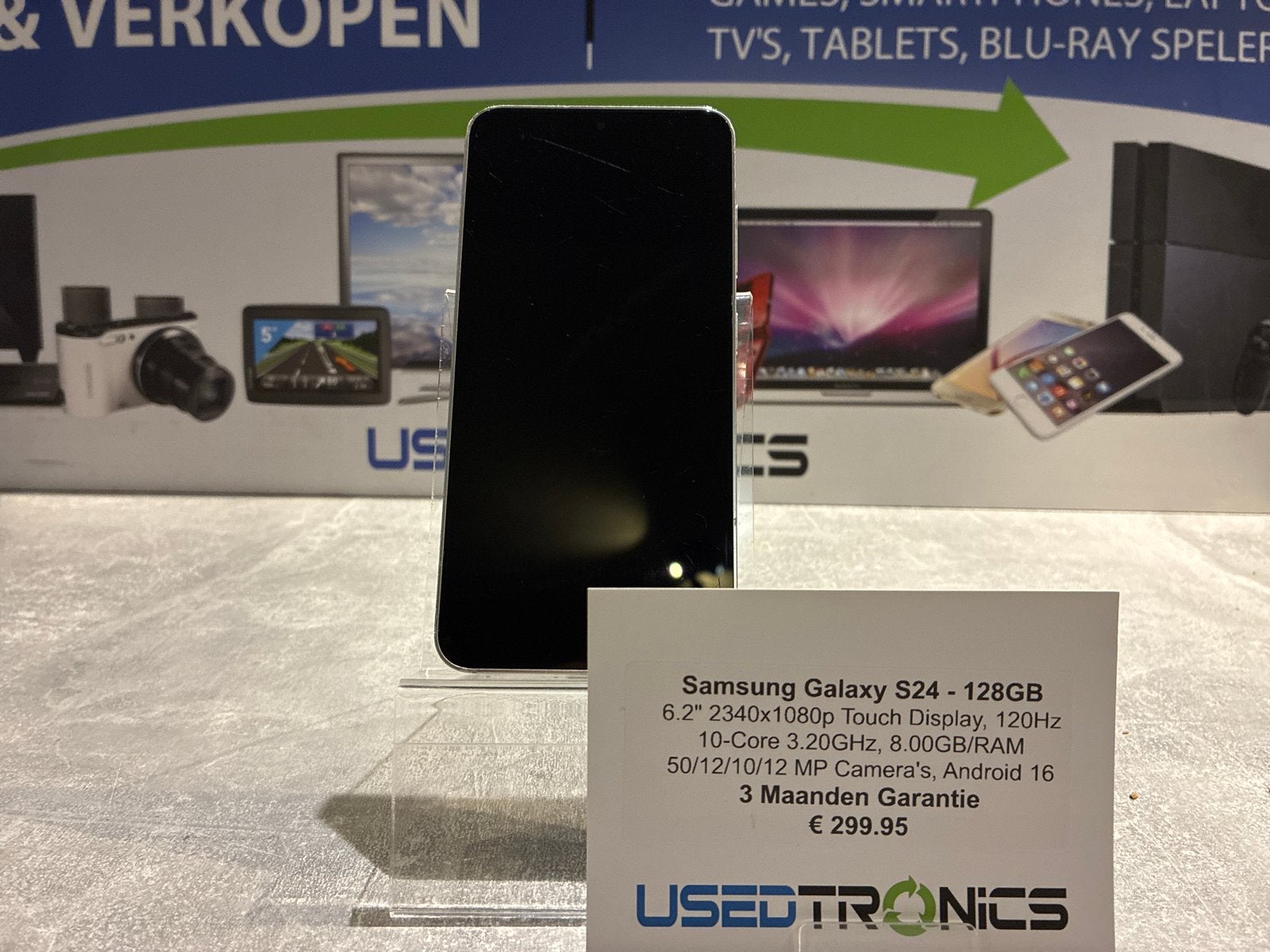 Samsung Galaxy S24 - 128GB - Zo goed als nieuw, Galaxy S24, Wit, Touchscreen, Ophalen of Verzenden