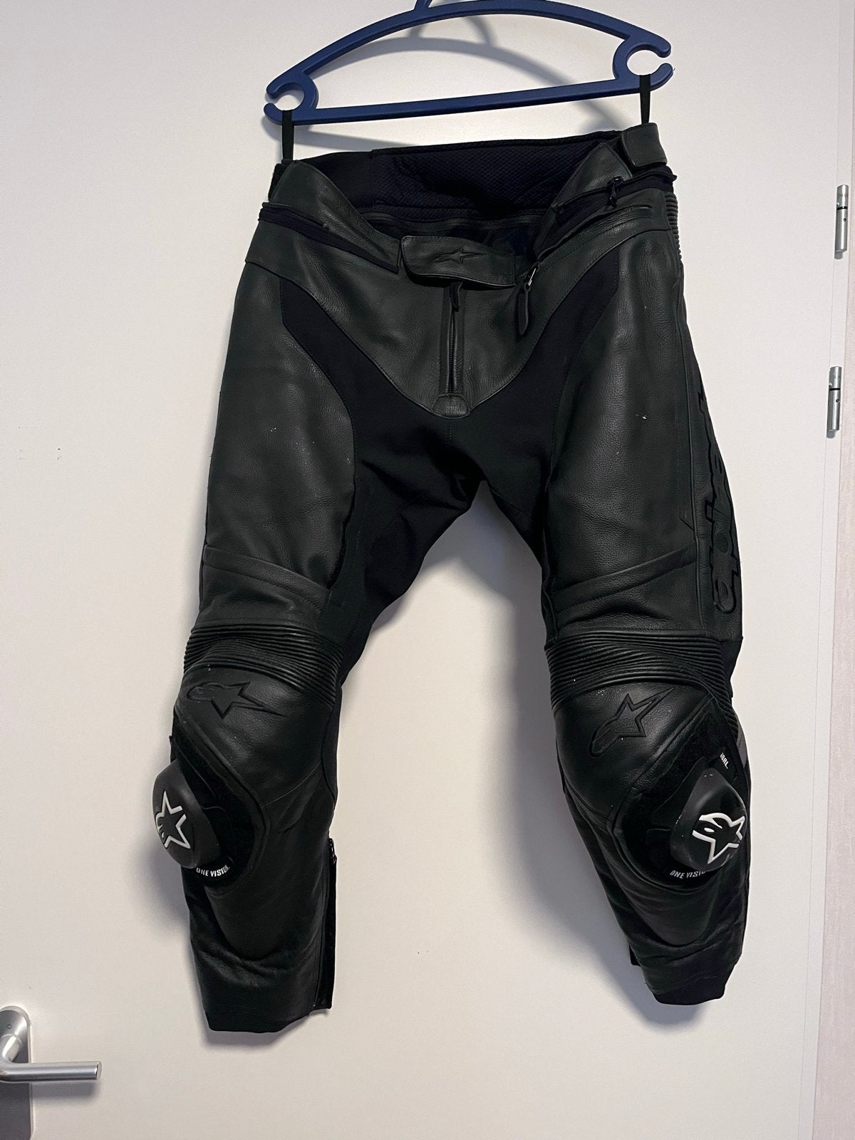Alpinestars Leren Motorbroek - Maat 52 short, Motoren, Ophalen of Verzenden, Tweedehands, Broek | leer