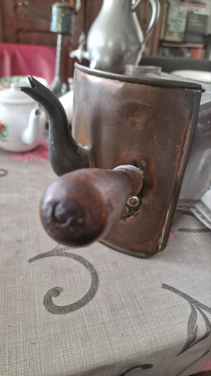 Antieke Roodkoperen Insteekketel / Konkel (ca. 1900), Ophalen of Verzenden