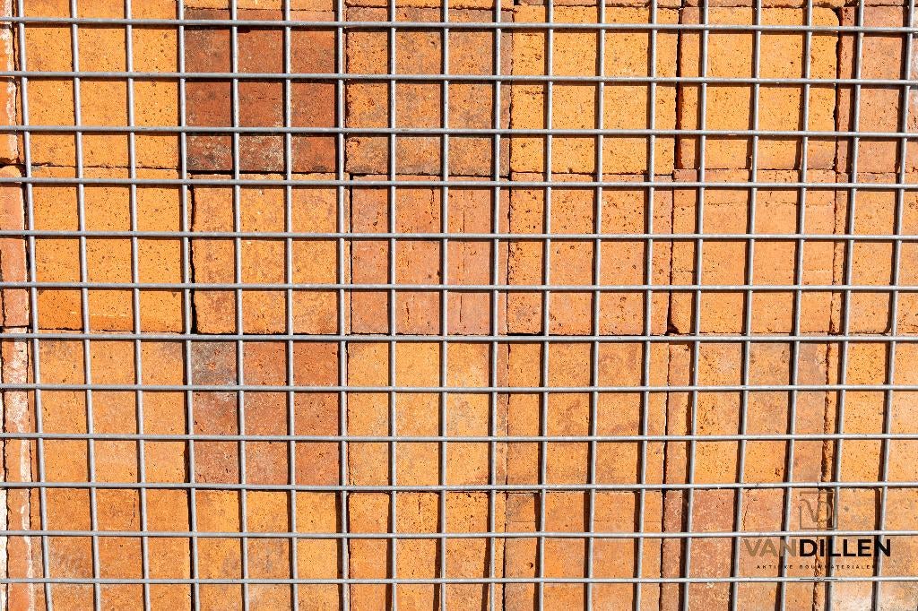 Antieke Franse plavuizen terracotta zalm 16x16 - 65M2, Ophalen, Steen of Klei, Minder dan 50 cm, Zo goed als nieuw