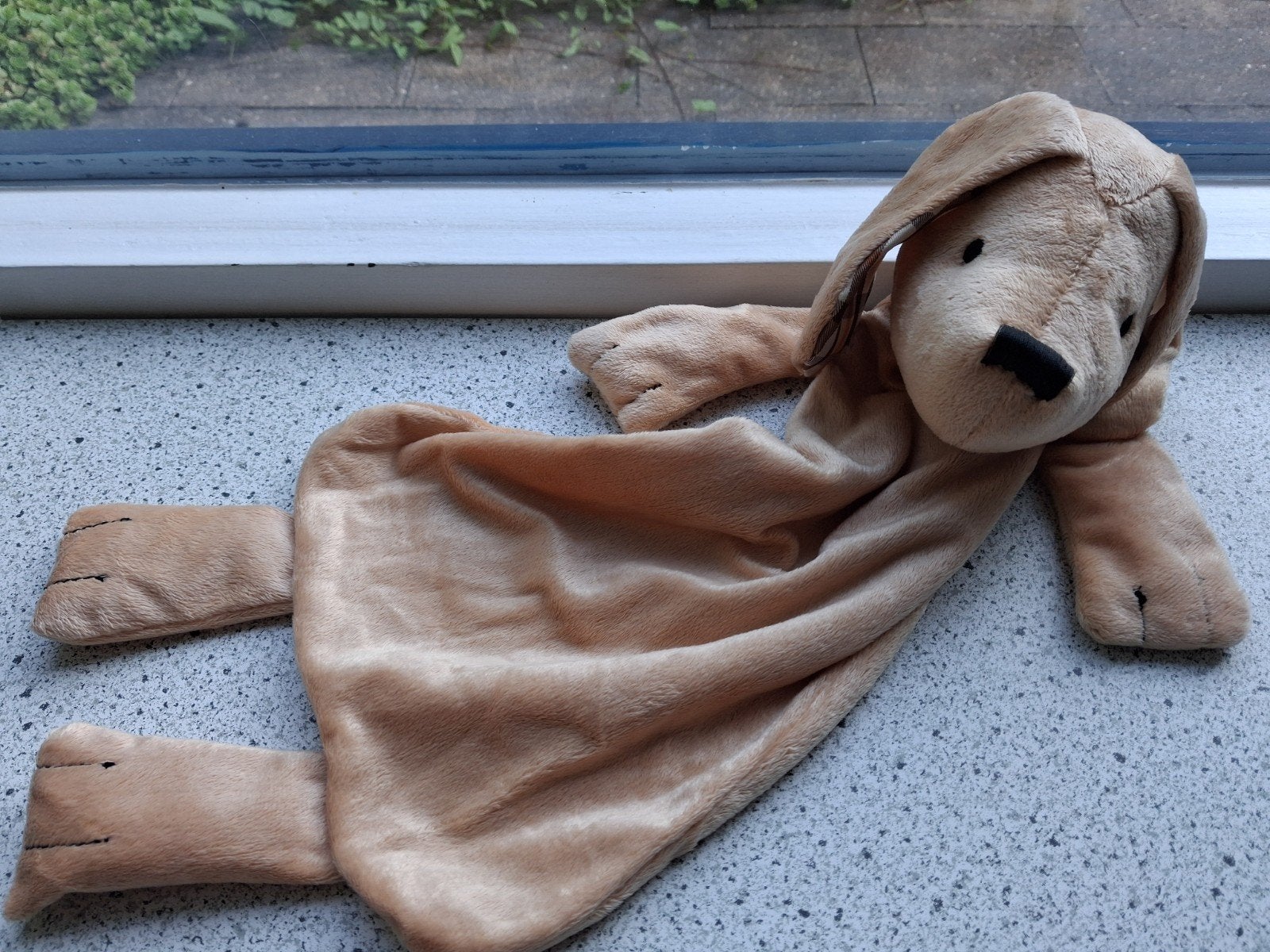 Teckel tekkel hond van Achmea Natalis zacht velours, Zo goed als nieuw, Middelgroot (20 tot 80 cm), Wasbaar, Bruin