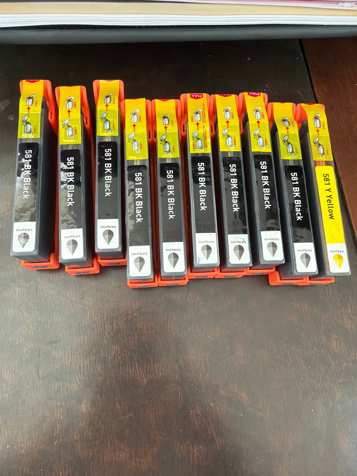 Inktpatronen 581 BK Black en 581 Y Yellow - Nieuw, Ophalen, Nieuw, Cartridge