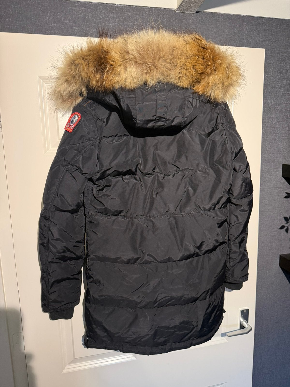 Parajumpers long bear jas maat XS, Ophalen of Verzenden, Zo goed als nieuw, Maat 34 (XS) of kleiner, Zwart
