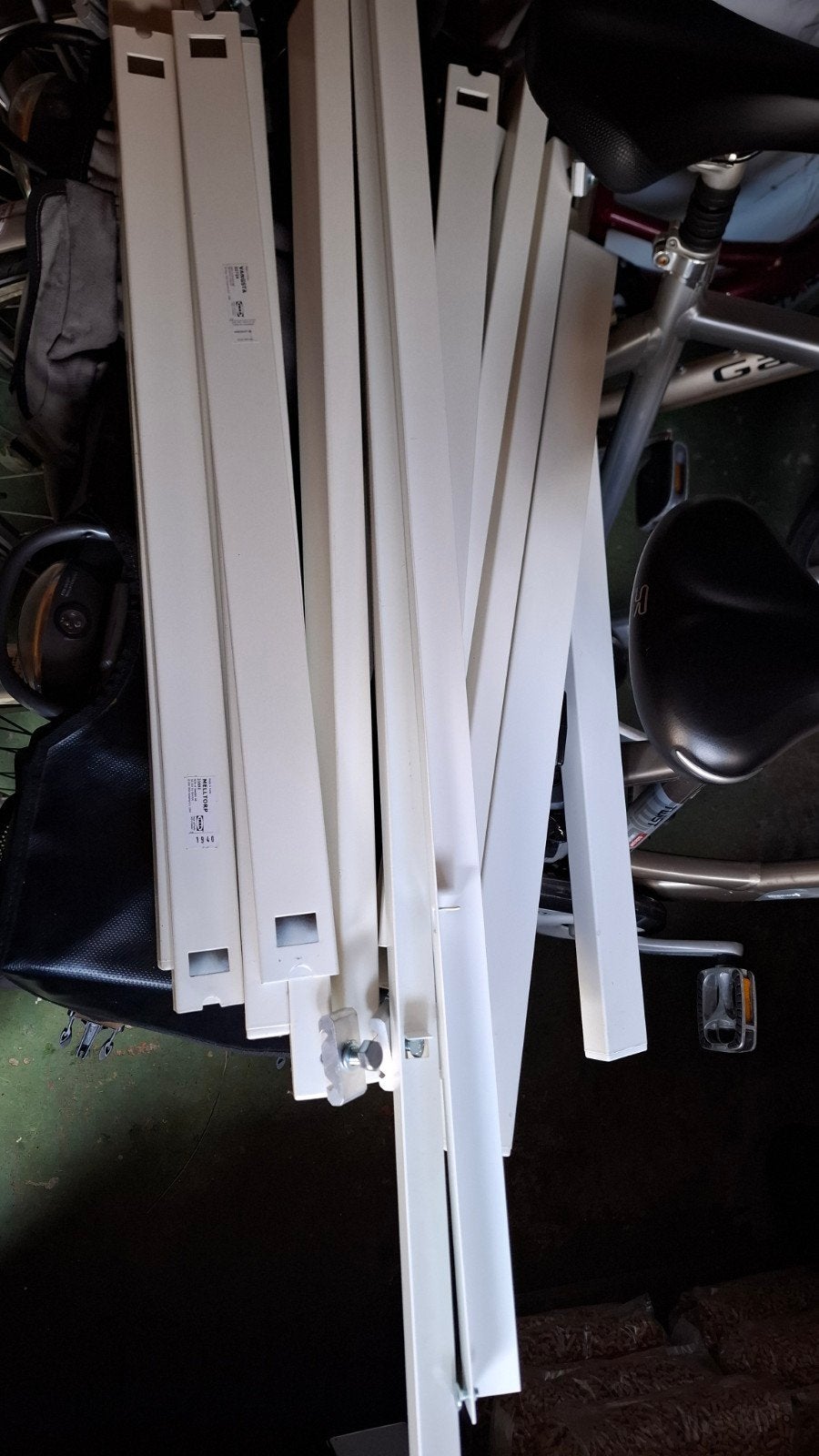IKEA Vangsta en Melltorp tafel Beide al uit elkaar gehaald., Ophalen, Gebruikt, 50 tot 100 cm, Metaal
