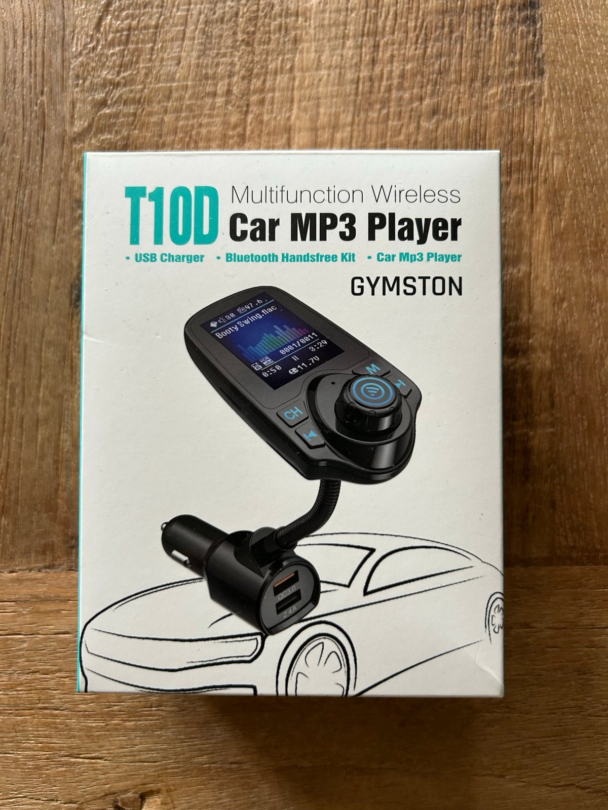 GYMSTON T10D Multifunctionele Draadloze Auto MP3 Speler, Ophalen of Verzenden, Zo goed als nieuw