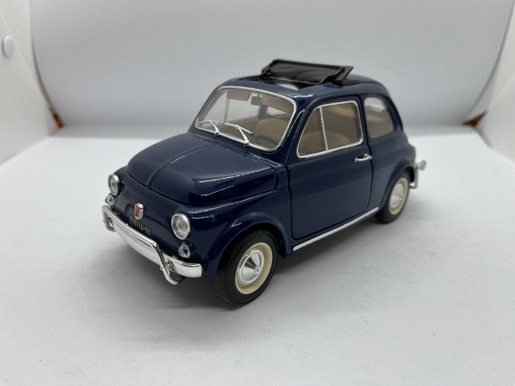 Bburago Fiat 500 1/18, Ophalen of Verzenden, Zo goed als nieuw, Auto, Bburago