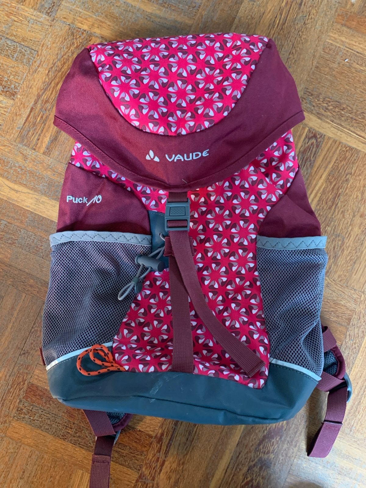 Vaude Puck 10 kinderrugzak - rood/roze, Overige merken, Ophalen of Verzenden, Trekking, 30 tot 45 cm