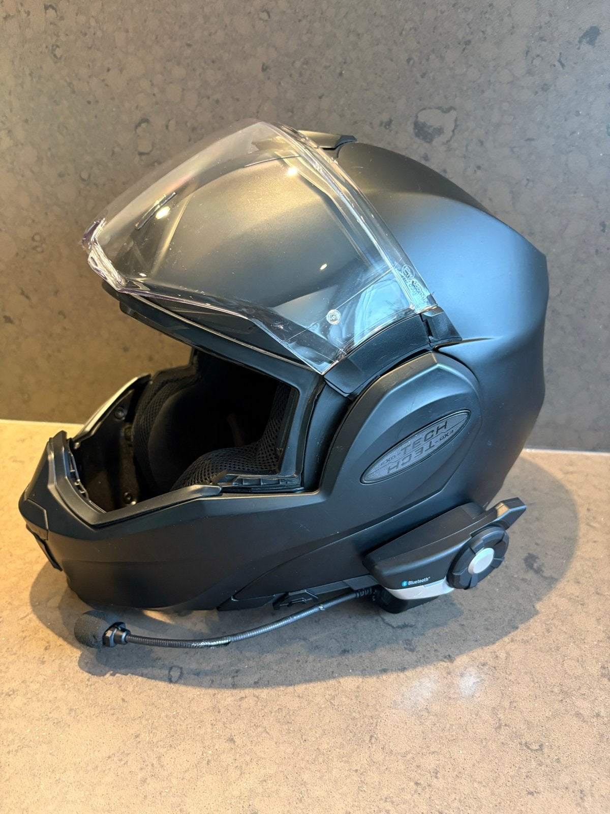 Scorpion EXO-Tech Systeemhelm met Sena Bluetooth, Systeemhelm, Heren, XL, Tweedehands