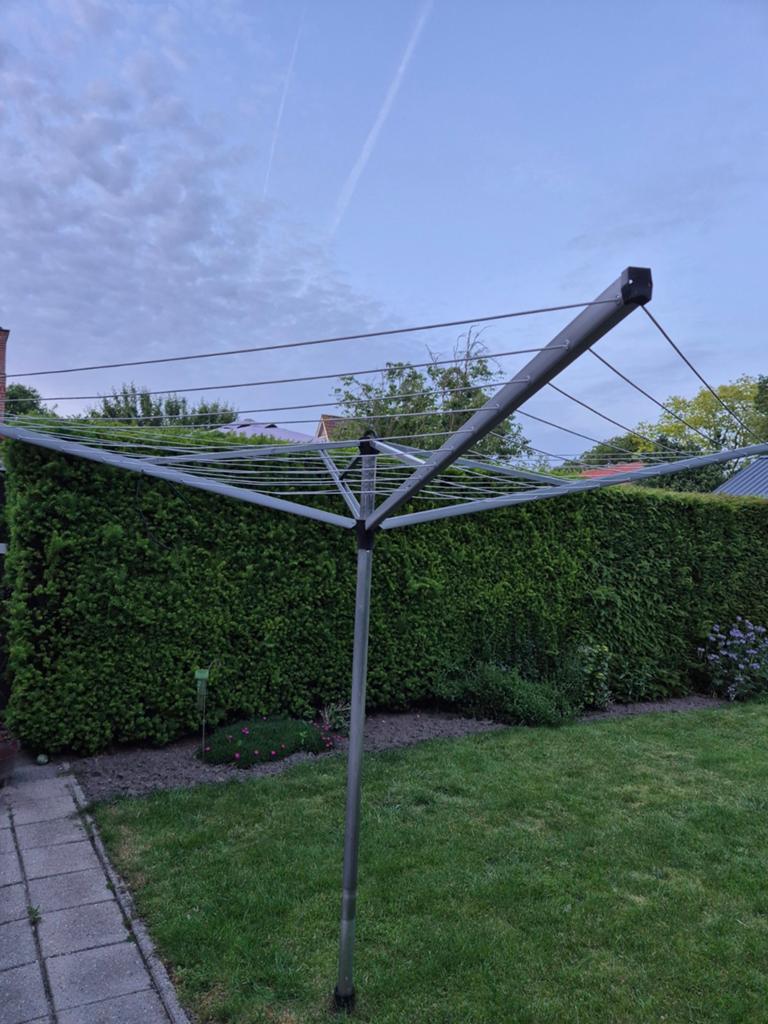 Brabantia Droogmolen met hoes - Zo goed als nieuw, Ophalen of Verzenden, Zo goed als nieuw, Droogmolen