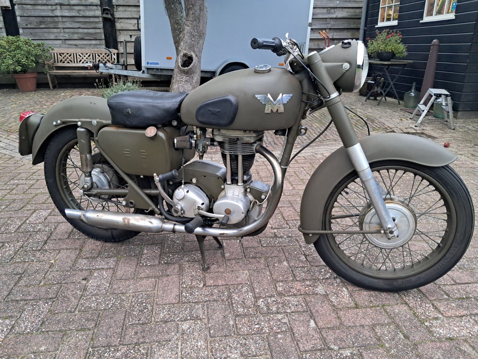 Matchless army, Motorrijbewijs A, Gebruikt, Handgeschakeld, 12 t/m 35 kW