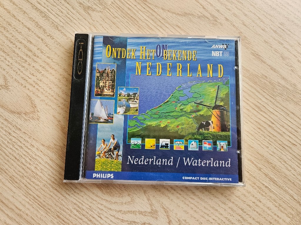 Ontdek het (On)bekende Nederland (Philips CD-i) - Compleet, Puzzel en Educatief, Gebruikt, 1 speler, Ophalen of Verzenden