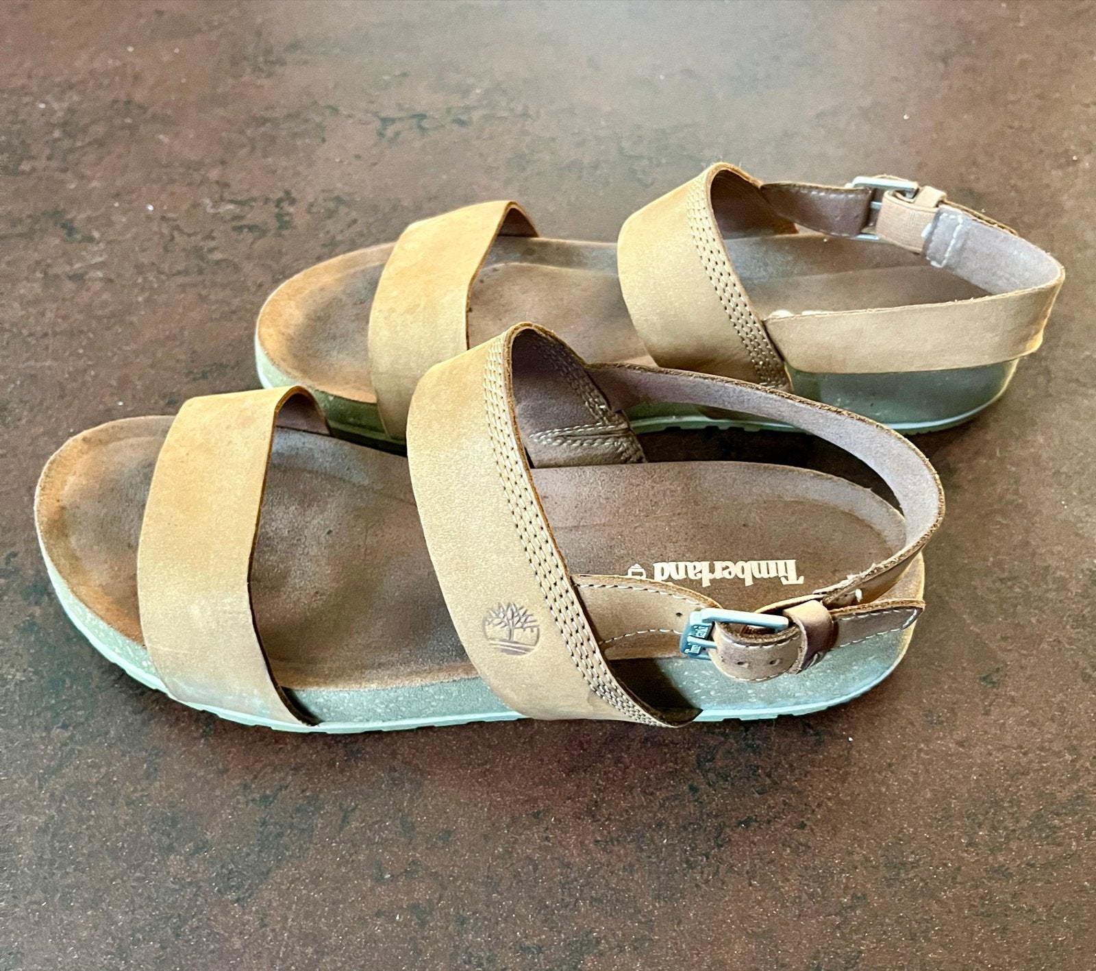 Timberland Malibu Waves sandalen maat 41.5, Bruin, Gedragen, Sandalen of Muiltjes, Ophalen of Verzenden