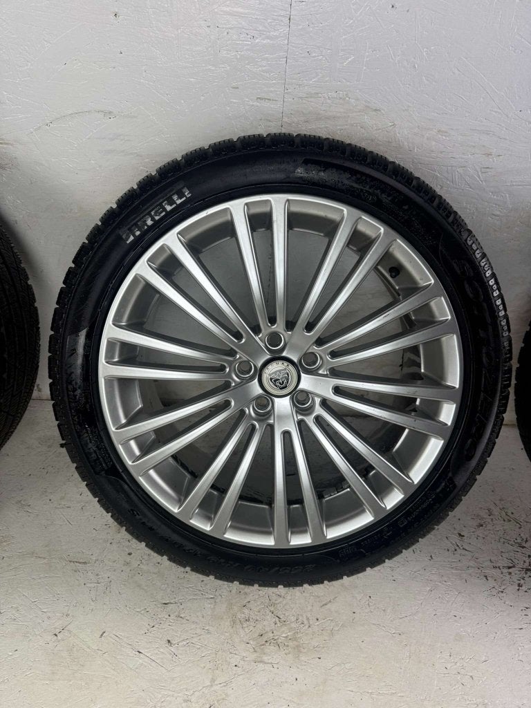 Jaguar XF XE XJ F-Pace velgen 19" 5x108 winterset 7mm!, Auto-onderdelen, Banden en Velgen, Gebruikt, 255 mm, Banden en Velgen