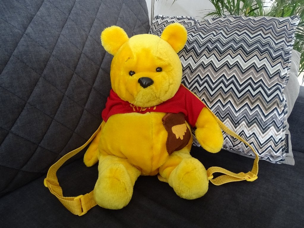 Winnie de Poeh knuffel rugzak Disney, Disney, Disney, Geel, Beer