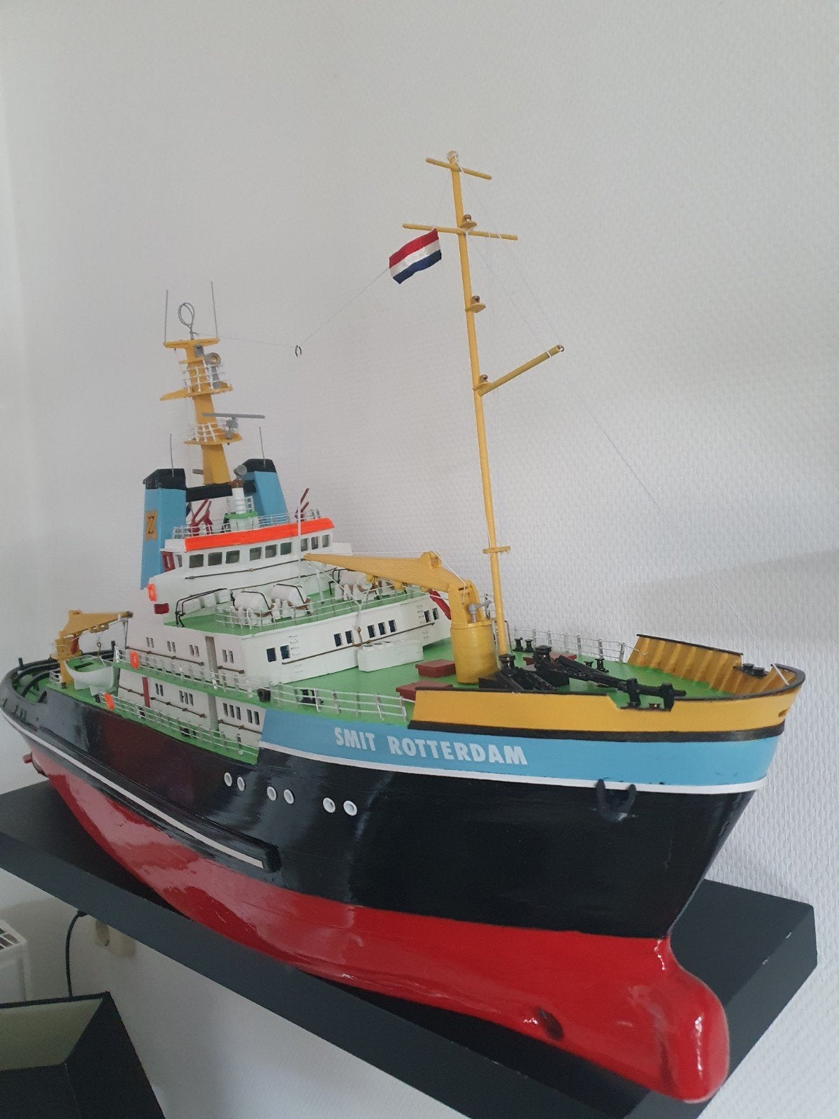 Gedetailleerd model van de Smit Rotterdam van hout € 120, Ophalen, Zo goed als nieuw, Groter dan 1:32, Overige merken