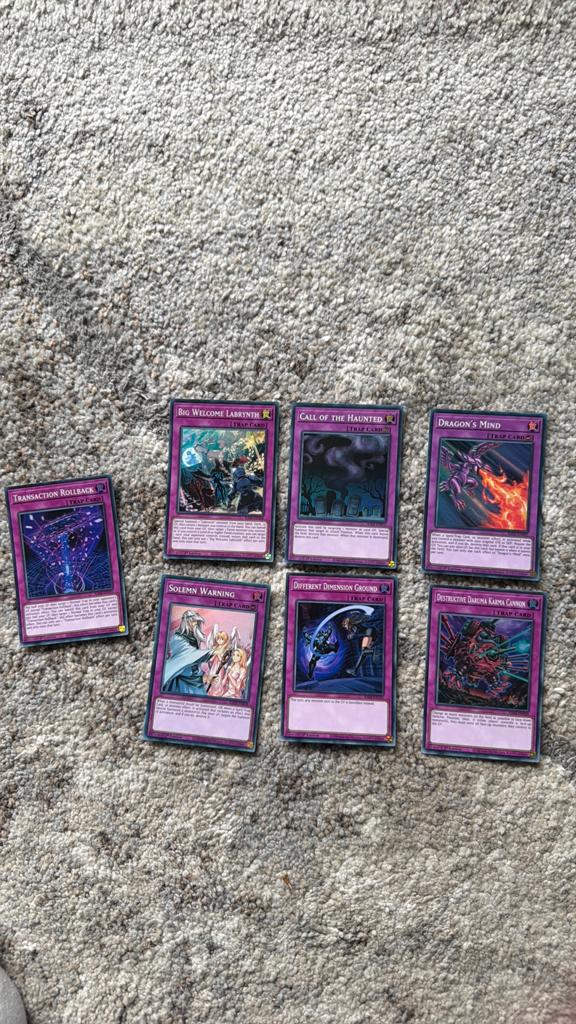 Yu-Gi-Oh! Trap Kaarten Collectie - Zeldzame Vallen, Ophalen, Gebruikt, Meerdere kaarten
