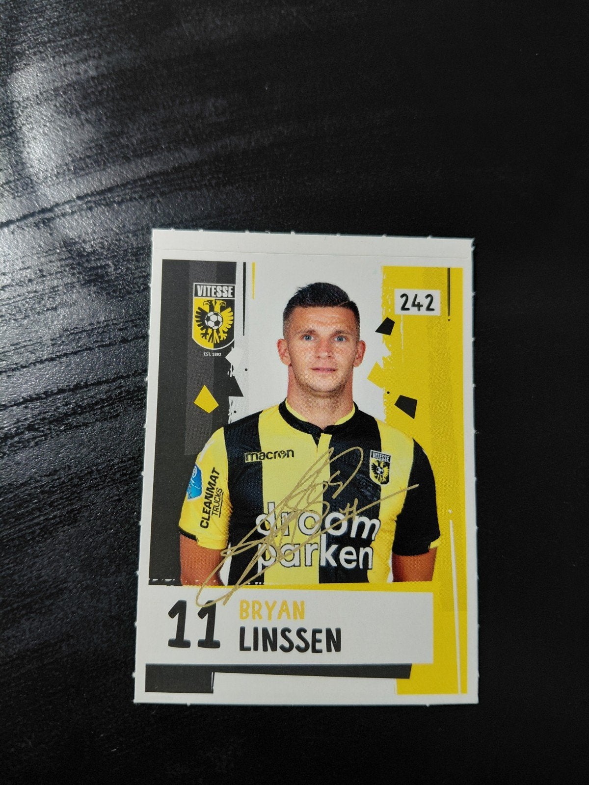 bryan linssen (rookie sticker) vitesse/nec, Verzenden, Nieuw