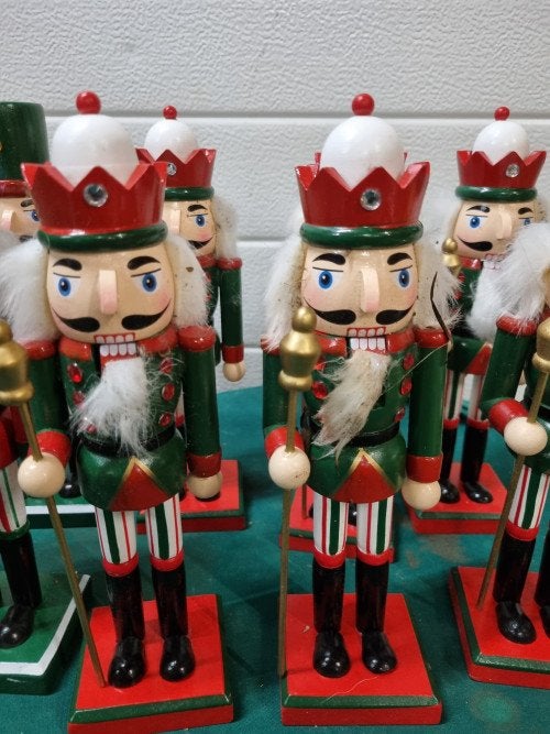 beeld kerst hout notenkrakers 5 stuks, Diversen, Kerst, Ophalen of Verzenden, 'T Olde Gre-j, Info@toldegrej.nl, Endepoelstraat 20f Didam