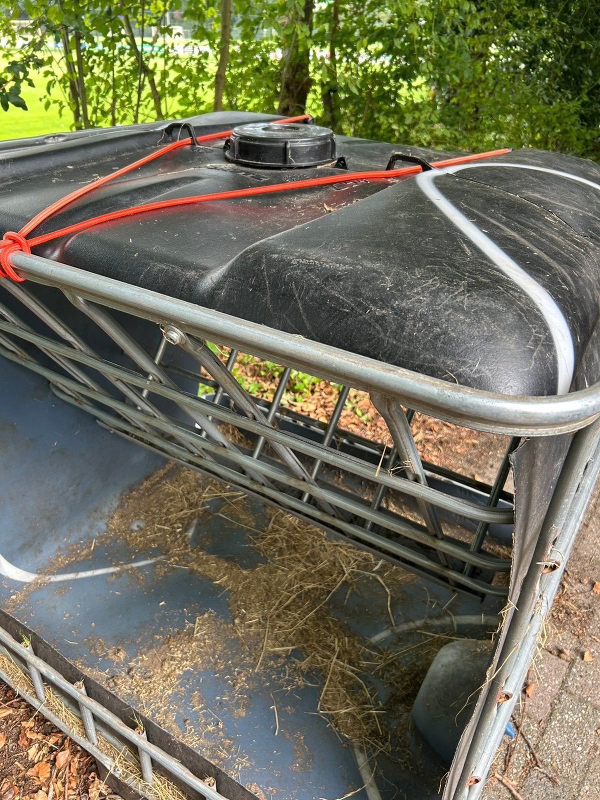Hooiruif paarden, Ophalen, Gebruikt, Hooinet