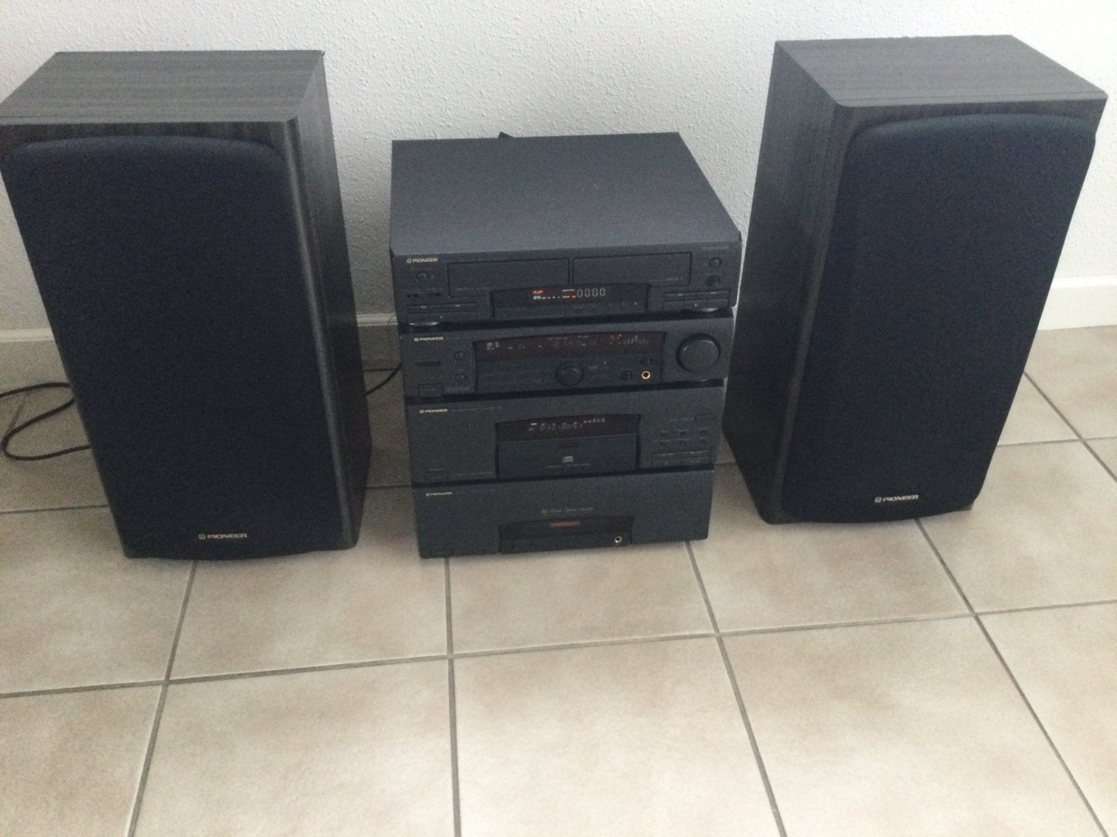 Pioneer stereo toren installatie 1992., Ophalen of Verzenden, Gebruikt, Pioneer