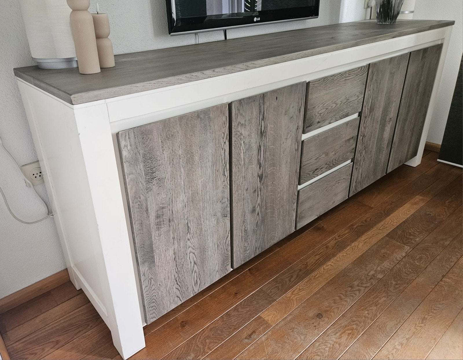zgan Dressoir, Ophalen of Verzenden, Zo goed als nieuw, 25 tot 50 cm, 200 cm of meer