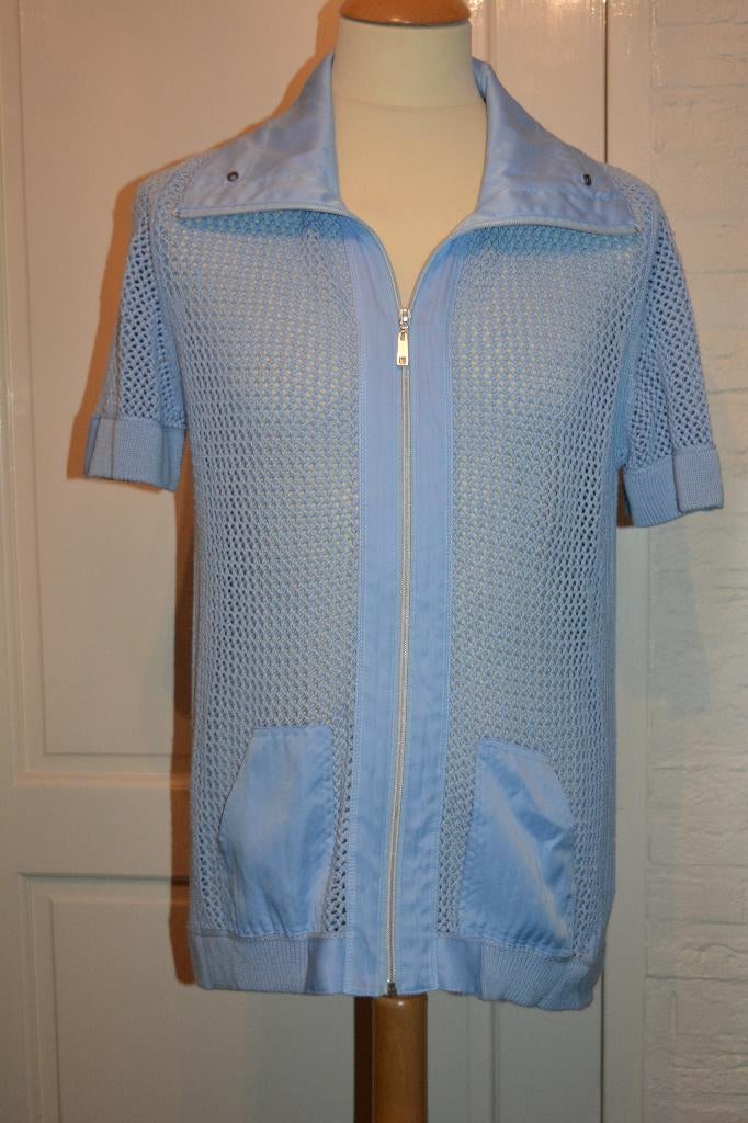 Laura Kent, mooi open gebreid vest, maat 46, Kleding | Dames, Blauw, Maat 46/48 (XL) of groter, Ophalen of Verzenden, Zo goed als nieuw