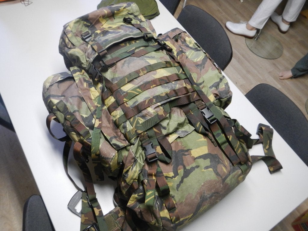 Backpack 100+20 liter camouflage scouting rugtas Meerdere st, Ophalen of Verzenden, Gebruikt, Rugzak
