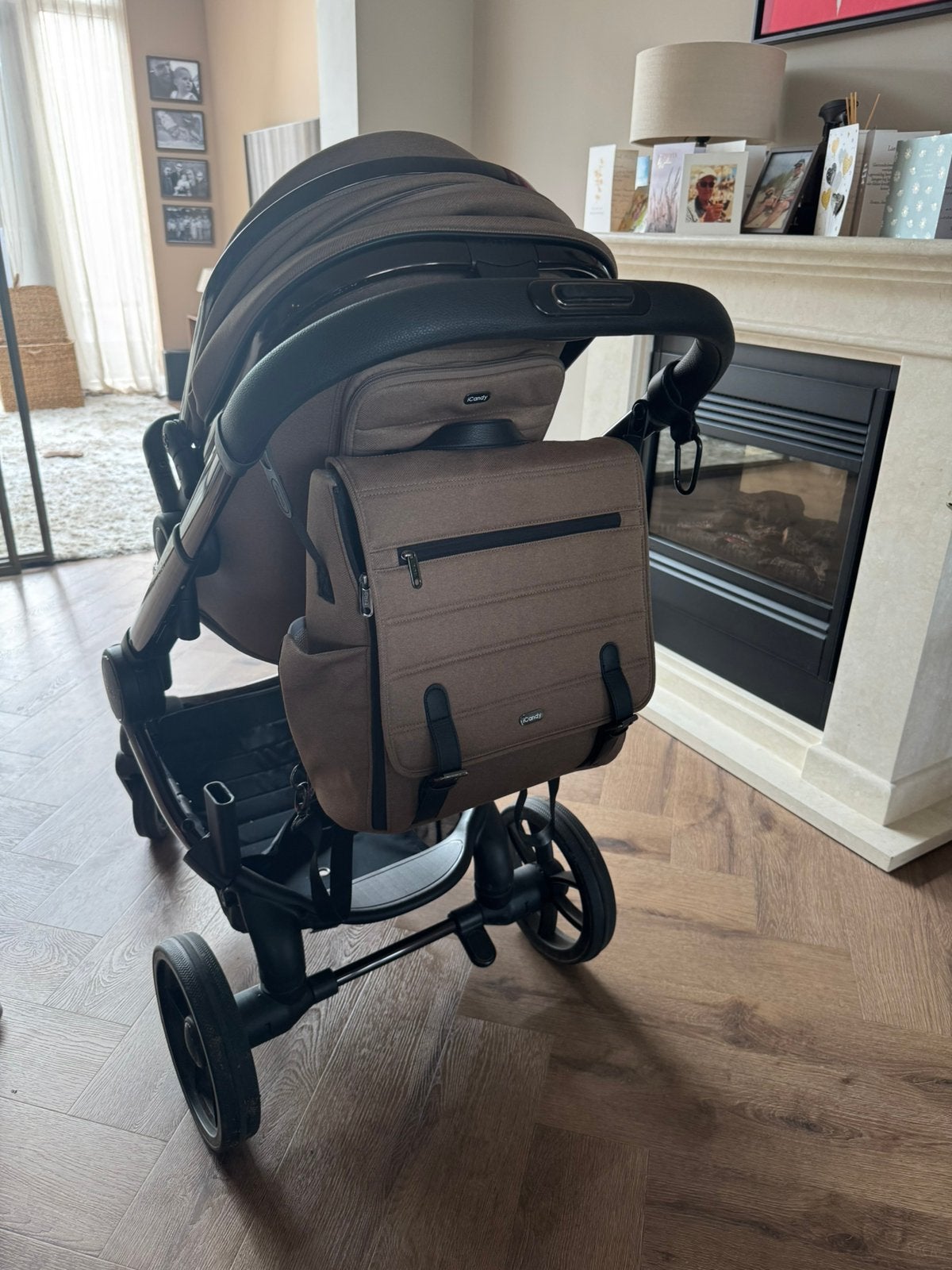 Icandy peach 7 coco kinderwagen complete bundel, Ophalen, Gebruikt, Overige merken, Verstelbare duwstang