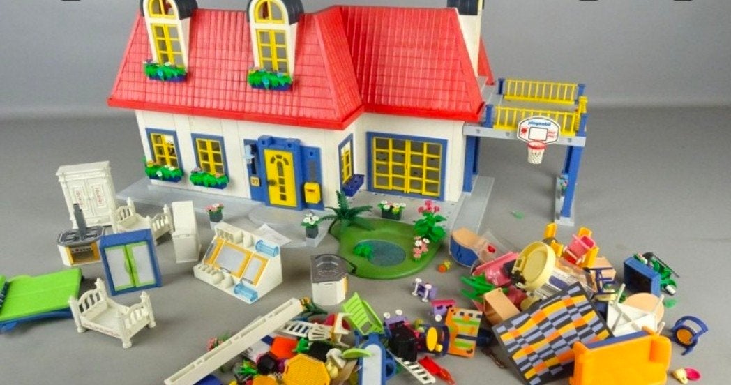 Playmobil Modern Woonhuis 3965 met extra's en handleiding, Gebruikt, Gebouw, Complete set, Ophalen of Verzenden