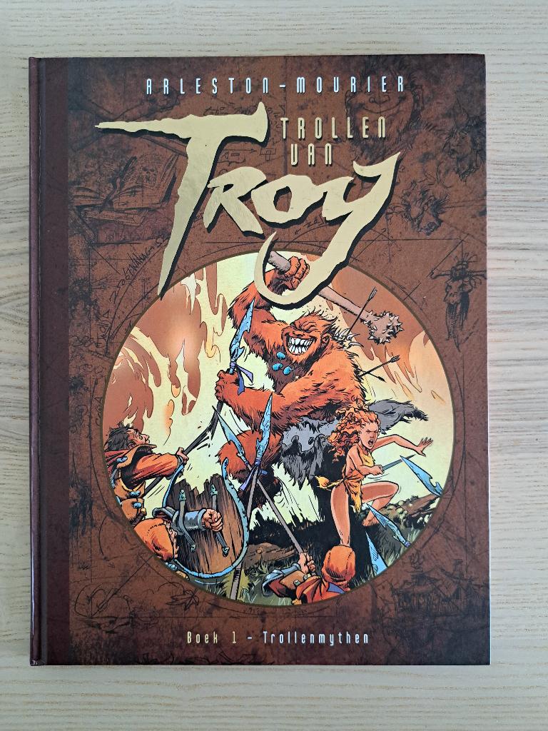 Trollen van Troy 1 trollenmythen, Mourier, Eén stripboek, Ophalen of Verzenden, Zo goed als nieuw