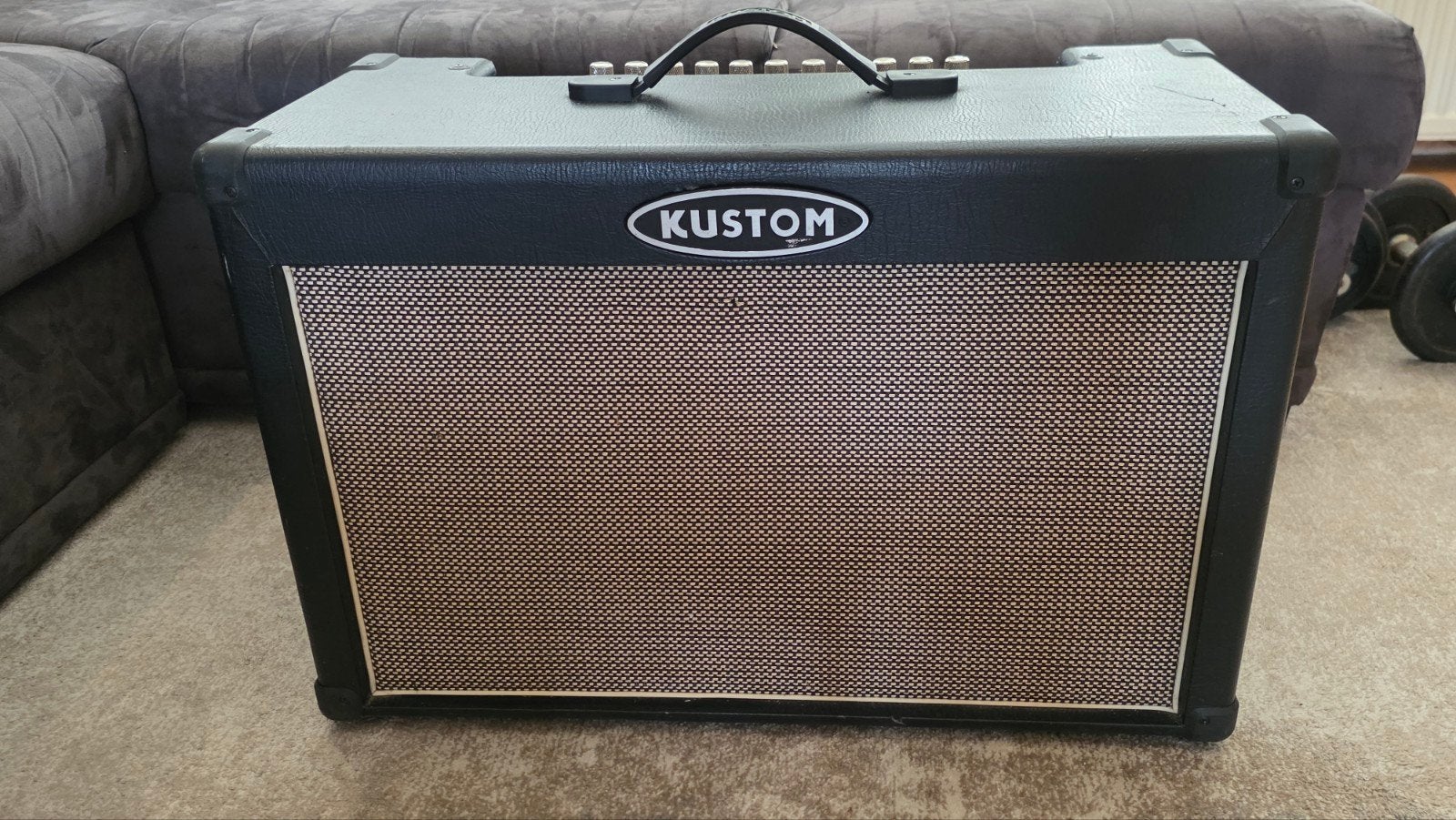 Kustom Quad100 DFX Lead Gitaarversterker 180W, Ophalen, Gebruikt, 100 watt of meer