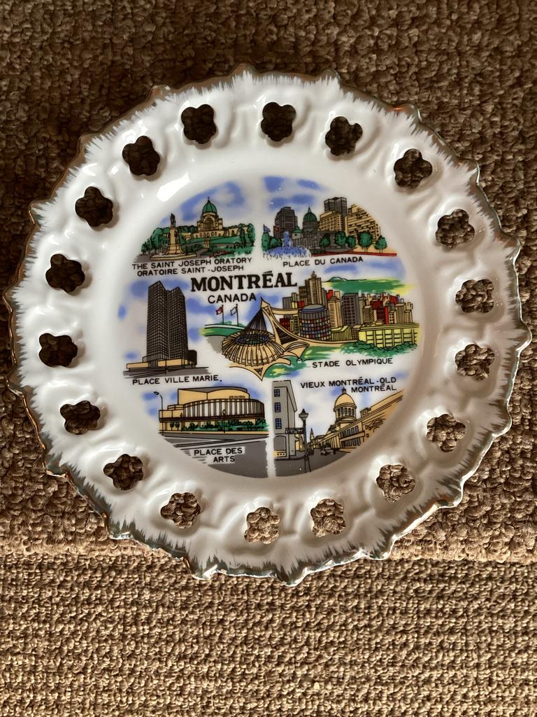 Decoratief Wandbord Montréal Canada - Vintage Souvenir, Ophalen of Verzenden, Nieuw, Wandbord of Wandpaneel