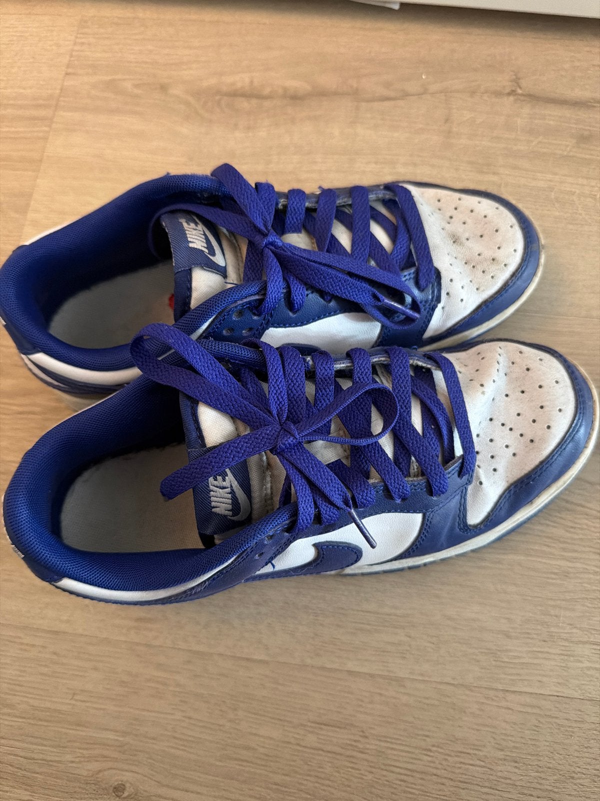 Nike Dunk Low Royal Blue - Maat 38.5, Ophalen of Verzenden, Gedragen, Blauw, Sneakers of Gympen