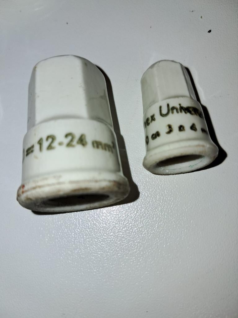 25 Vintage Conex Kemakeur Porseleinen Lasdoppen, Ophalen of Verzenden