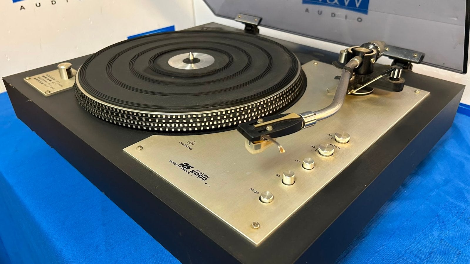 AS System 2000 Direct Drive Platenspeler - Vintage, Overige merken, Gebruikt, ., Pitch-regelaar