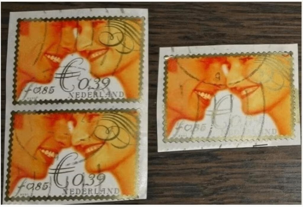 3 x Huwelijk - 1986 - 2001 - Dubbele waarde, Verzenden, Na 1940, Gestempeld
